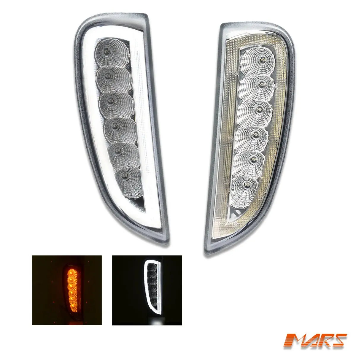 Bumper Bar Driving Drl Lights With Indicator Turn Signal For Porsche Cayenne 957 2006-2010 1