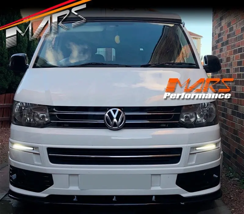 Bumper Bar Led Drl Lights Cover For Volkswagen Vw  Transporter T5.1 2011-2015 1