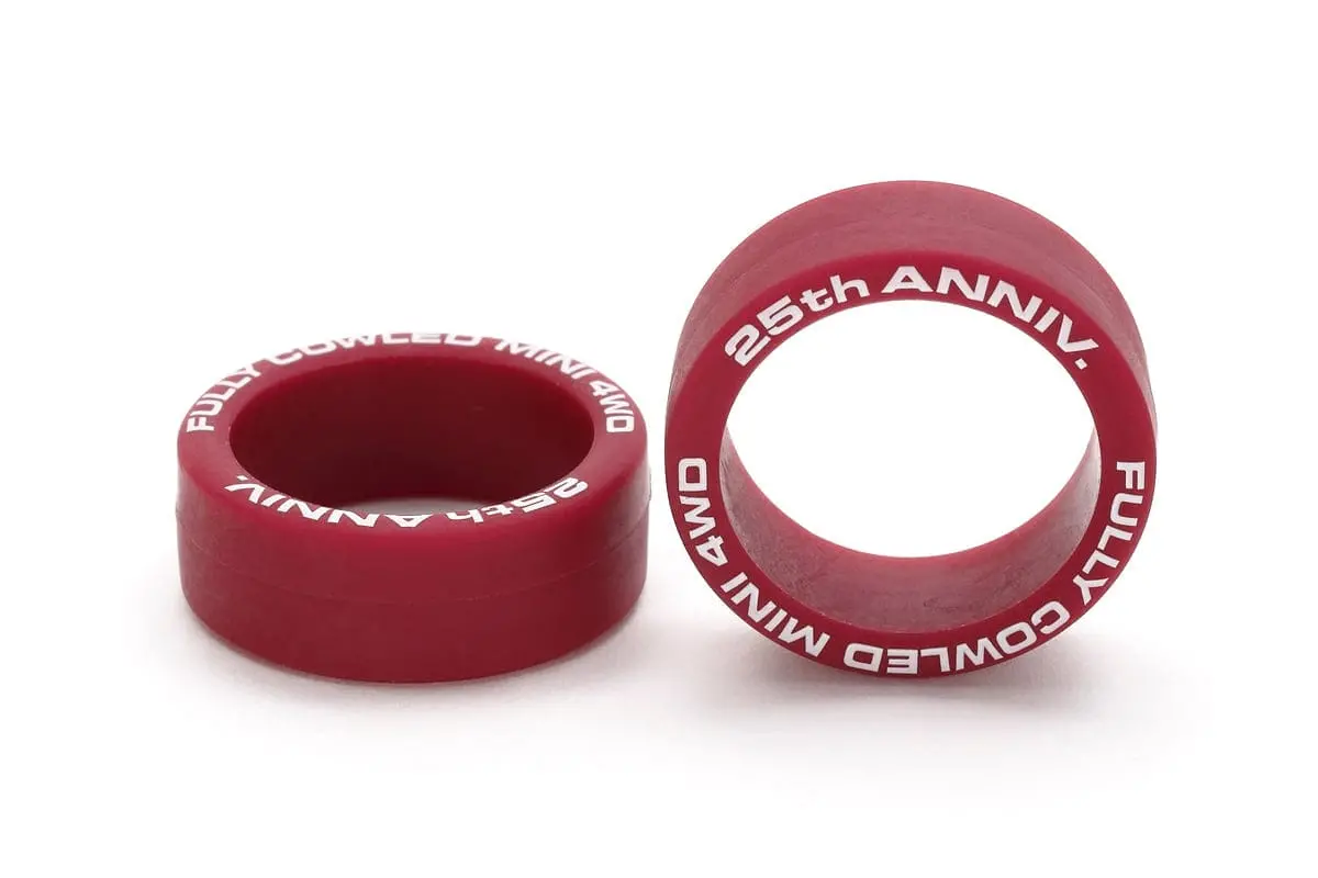 Tamiya 95116 Jr Low Friction Lp Tire Maroon 1