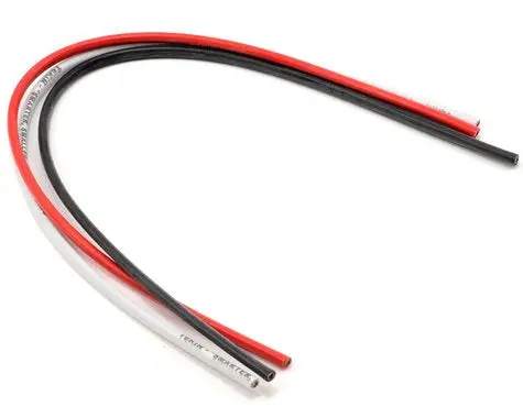 Tekin Tt3011 12Awg Silicon Power Wire Pack (Black/Red/White) (12") 1