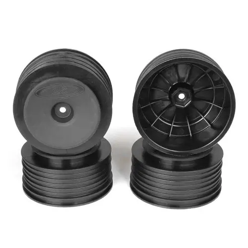 De Racing Der-Ps4-Ab 12Mm Hex "Speedline Plus" Short Course Wheels (Black) (4) (Sc5m) 1