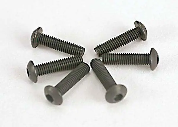 Traxxas 2578 Screws, 3X12mm Button-Head Machine (Hex Drive) (6) 1
