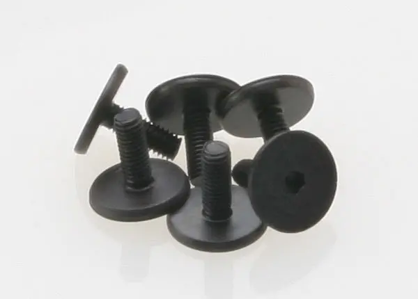 Traxxas 3931 Screws, 3X8mm Flat-Head Machine (Hex Drive) (6) 0.02 1