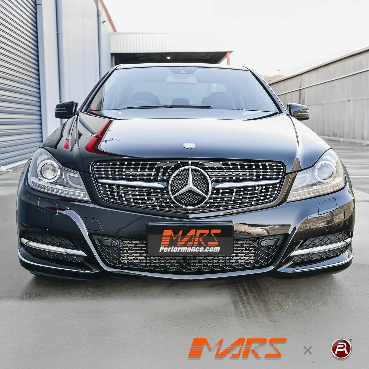 C43 Amg Star Style Front Bumper Bar Grille Grill Bodykit For Mercedes-Benz C-Class C204 & W204 2007-2014 1
