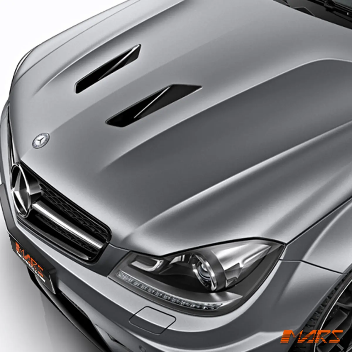 C63 Amg 507 Style Aluminium Bonnet Hood Bodykit For Mecedes-Benz C-Class W204 C204 2011-2014 1