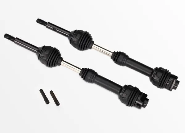 Traxxas 6852R Driveshafts, Rear, Steel-Spline Constant-Velocity (Complete Assembly) (2) 0.21 1