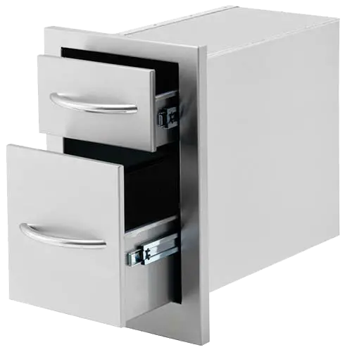 Cal Flame 2 Drawer Storage Deep Drawer Part #: Bbq07868p 1