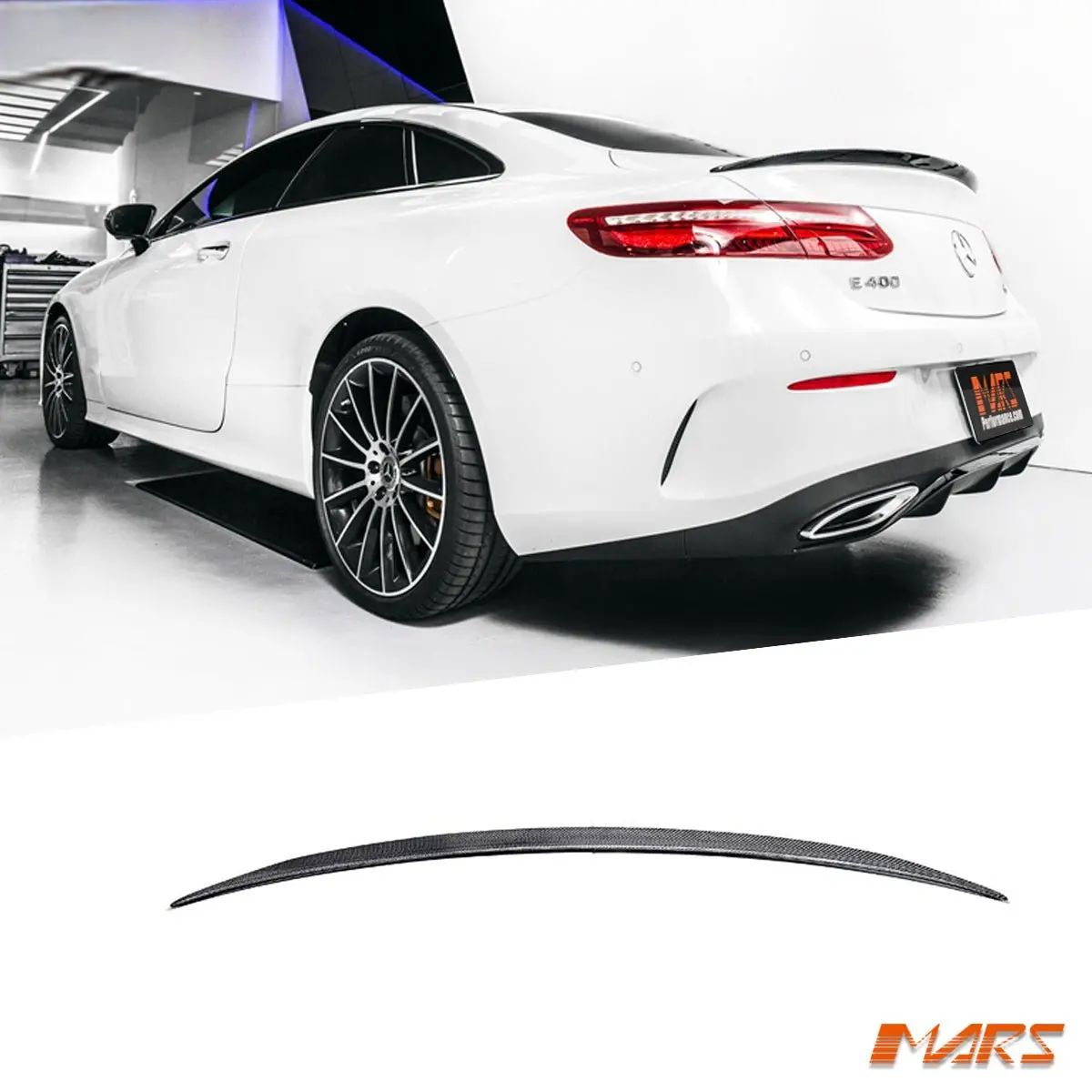 Carbon Fibre Rear Trunk Lip Spoiler Bodykit For Mercedes-Benz E Class Coupe C238 W238 2017-2023 & E53 Amg 1