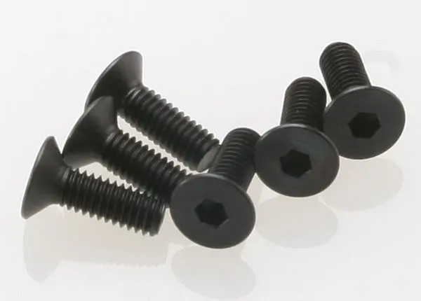 Traxxas 2542 Screws, 4X12mm Countersunk Machine (Hex Drive) (6) 0.025 1