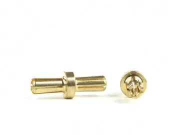 Avid Rc Av1092-55 Gold Battery Bullets (2) | Dual 5Mm 1