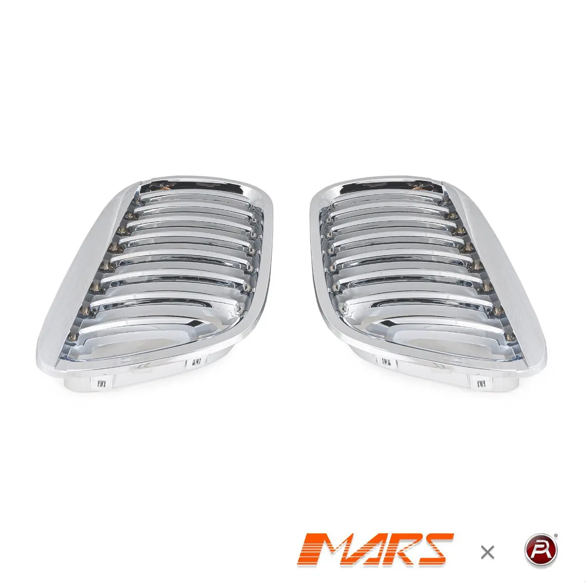 Chrome Silver M Style Front Kidney Grille Grill Bodykit For Bmw X5 E53 2000-2003 Pre Lci 2