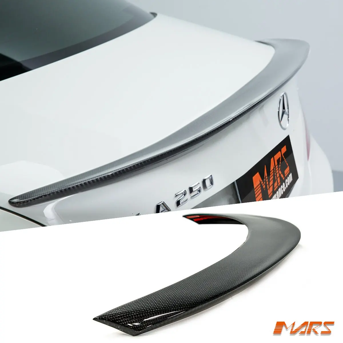 Cla45 Amg Style Carbon Fibre Rear Trunk Lip Spoiler Bodykit For Mercedes Benz Cla-Class C117 W117 2013-2019 1