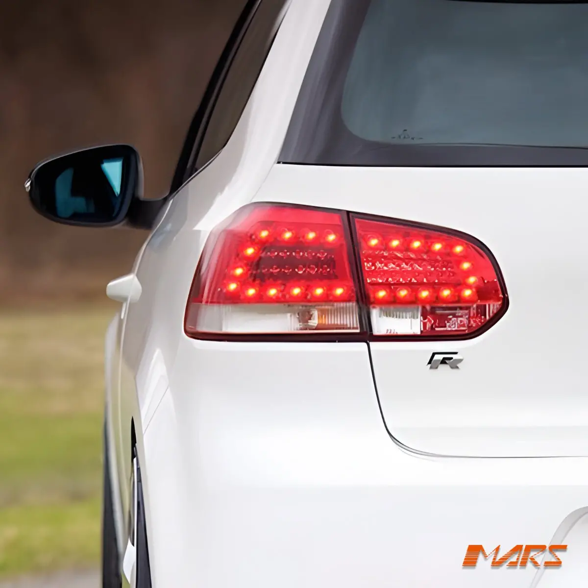 Classical Clear Red Led Tail Lights For Volkswagen Vw Golf Vi Mk-6 Hatch 2009-2013 1