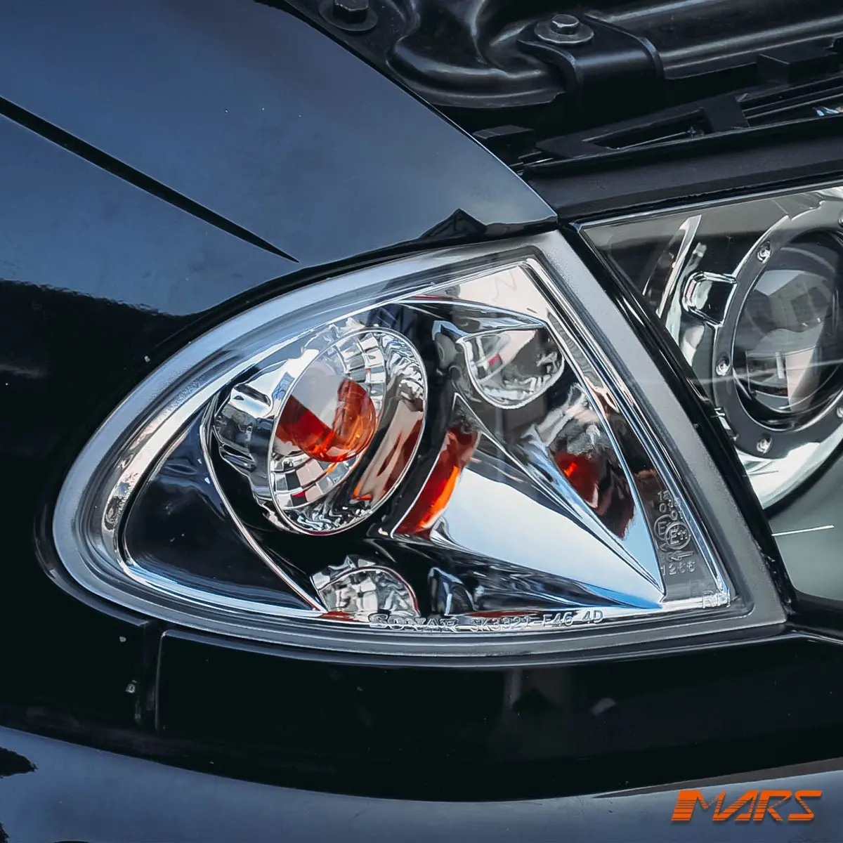 Clear Front Corner Turn Signal Indicator Lights For Bmw 3-Series E46 1998-2001 Pre Lci Sedan & Wagon 1