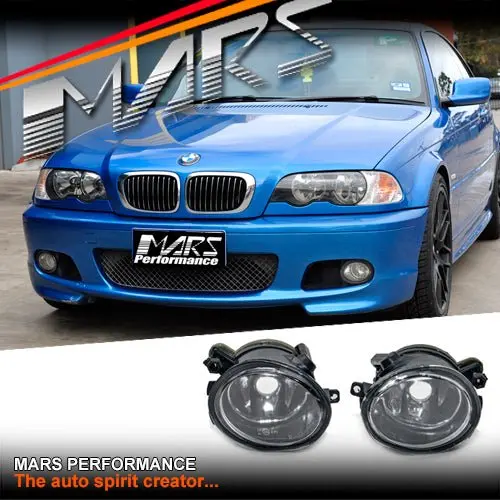 Clear Lens Fog Lights For Bmw E39 E46 M Tech M Sports & E46 M3 / E39 M5 1