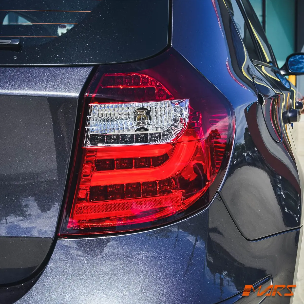 Clear Red 3D Led Tail Lights For Bmw 1 Series E81 E87 Hatch 1