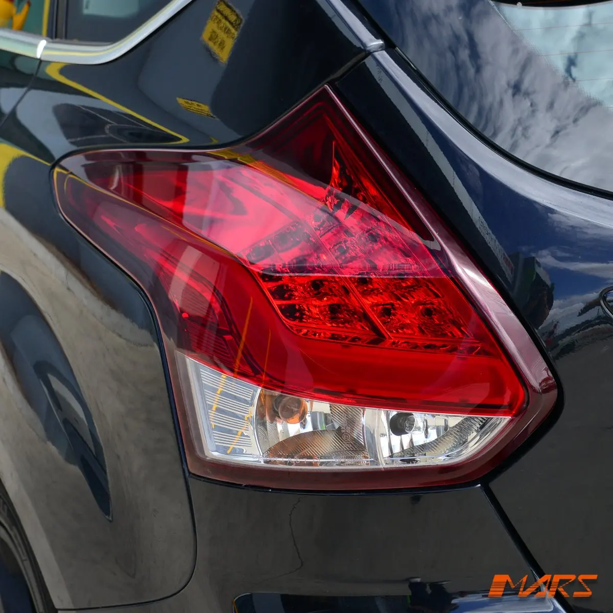 Clear Red 3D Stripe Bar Led Tail Lights For Ford Focus Lw Hatch 2012-2015 1