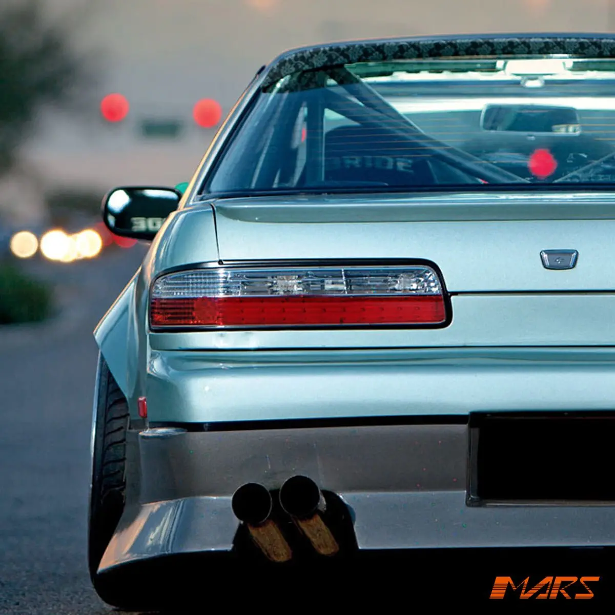 Clear Red Jdm Led Tail Lights For Nissan Silvia S13 1988-1993 1