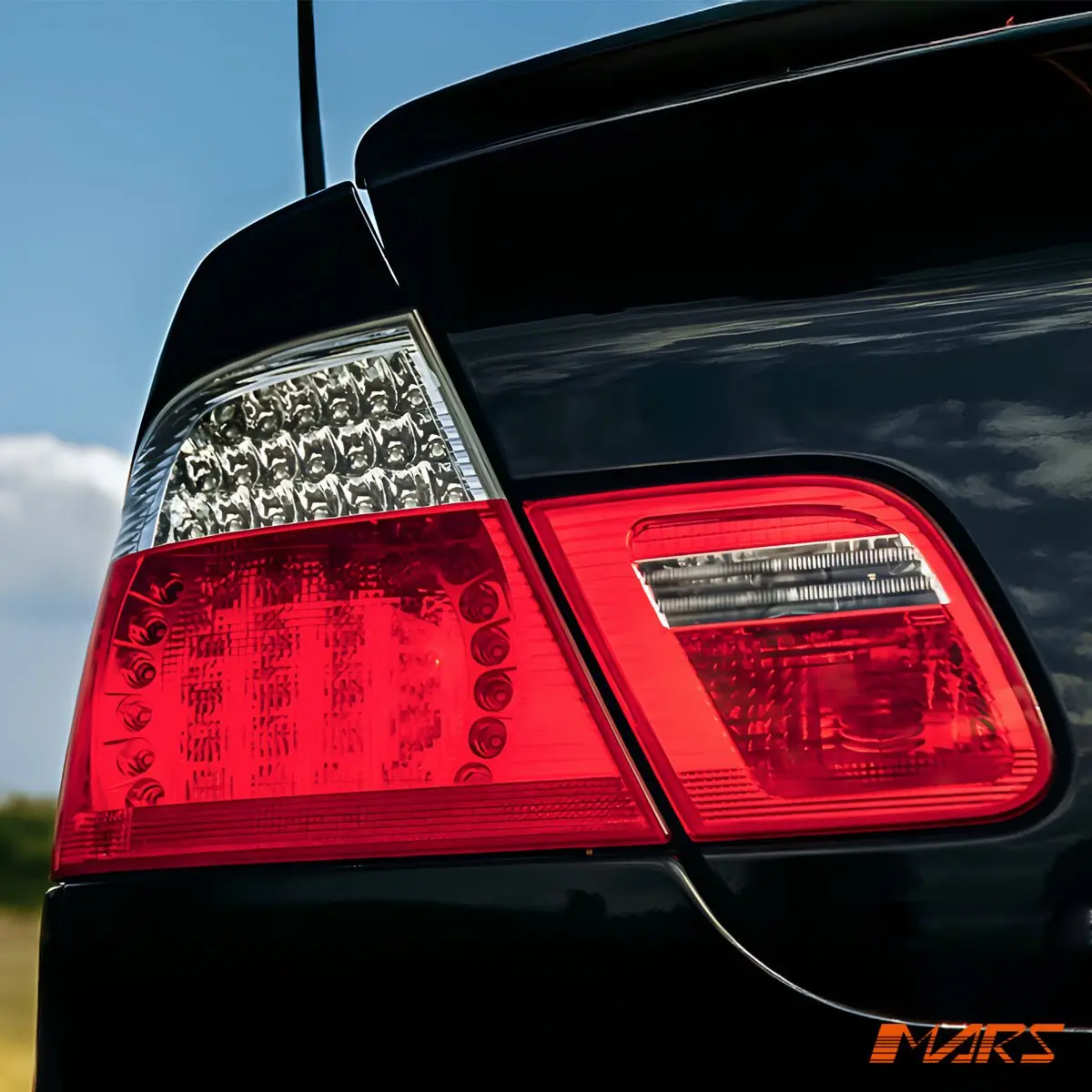 Clear Red Led Tail Lights For Bmw 3-Series E46 1998-2001 Pre Lci 4 Doors Sedan 1