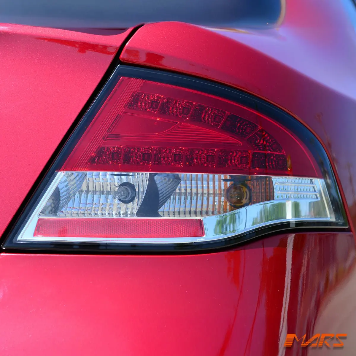 Clear Red Led Tail Lights For Ford Falcon Fpv Fg Sedan Xt G6 Xr 2008-2014 1