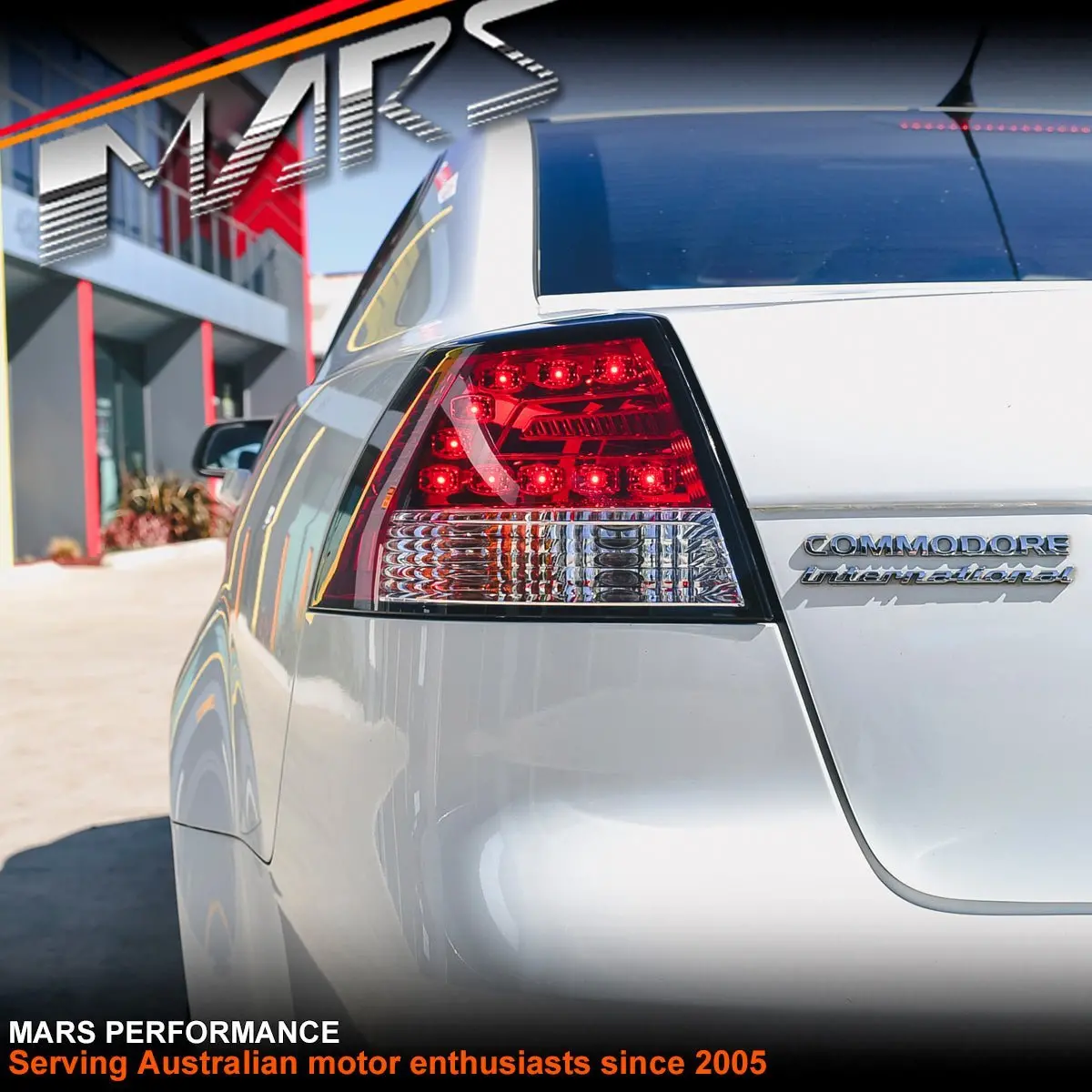 Clear Red Led Tail Lights For Holden Commodore Ve Sedan 2006-2013 1