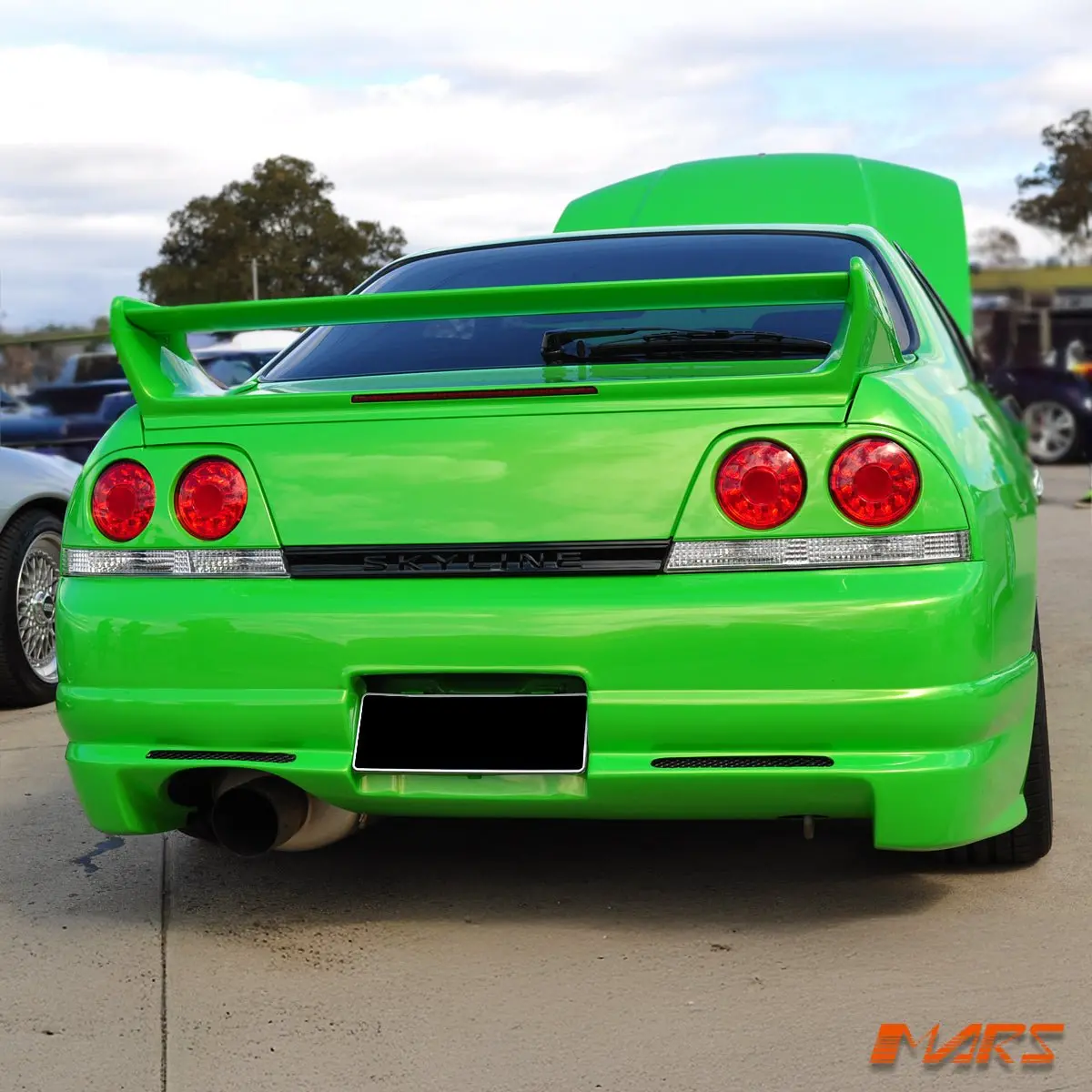 Clear Red Led Tail Lights For Nissan R33 Skyline Coupe Gts-T Gt-R Gt-T Rb250det 2