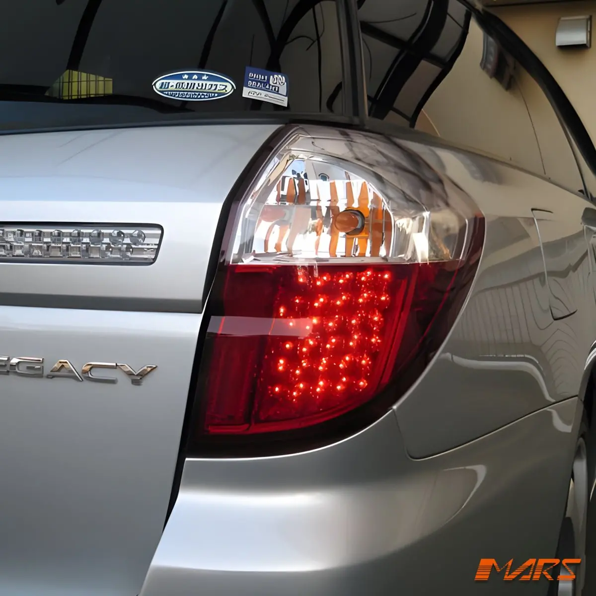 Clear Red Led Tail Lights For Subaru 4Gen Liberty Legacy Outback 2003-2009 Wagon 1