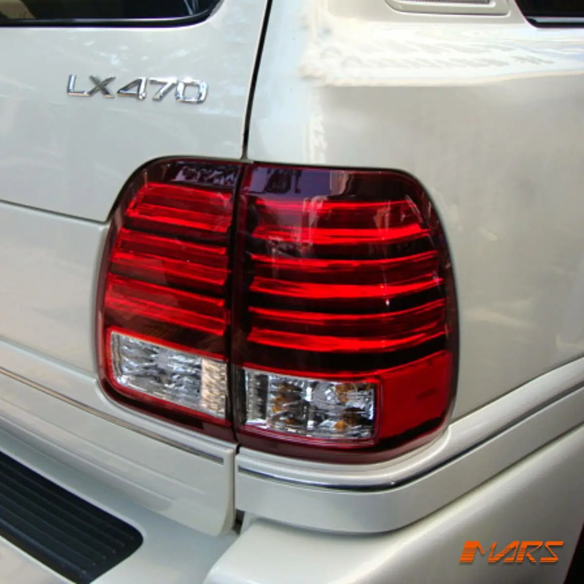 Clear Red Led Tail Lights For Toyota Landcruiser Fj100 Lc100 105 1998-2007 1