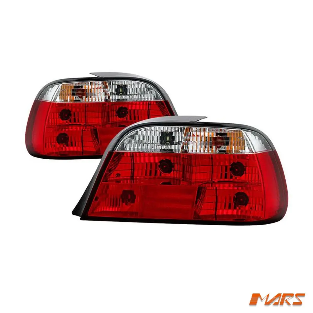 Clear Red Tail Lights For Bmw 7-Series E38 1995-2001 1