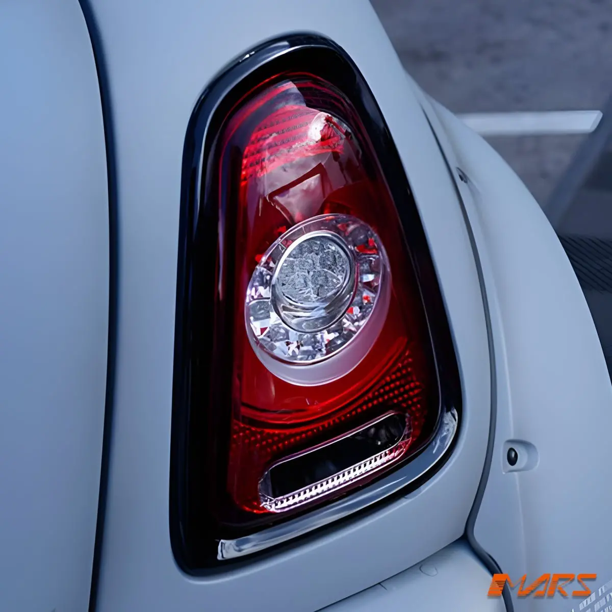 Clear Red Tail Lights With 3D Stripe Bar & Led Indicators For Mini Cooper Hatch R56 Pre Lci 2007-2010 1