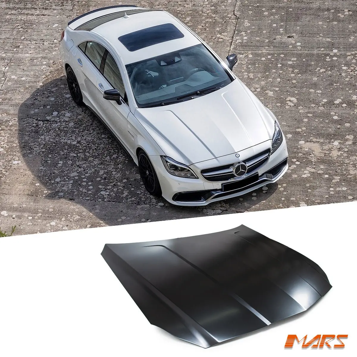 Cls63 Amg Style Aluminium Bonnet Hood Bodykit For Mercedes-Benz Cls-Class W218 C218 2015-2018 1