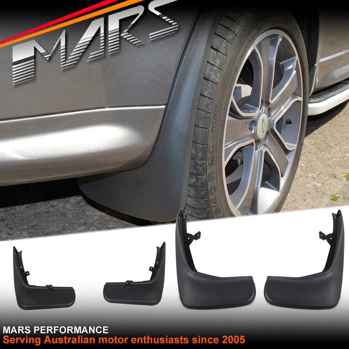 Complete Front And Rear Mud Splash Guard Flaps Bodykit For Land Rover Range Rover Sport L320 2005-2013 1