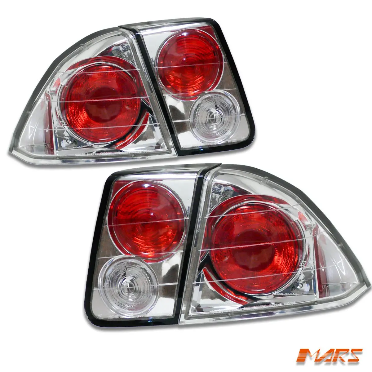 Crystal Clear Altezza Tail Lights For Honda Civic 2001-2003 Sedan 1