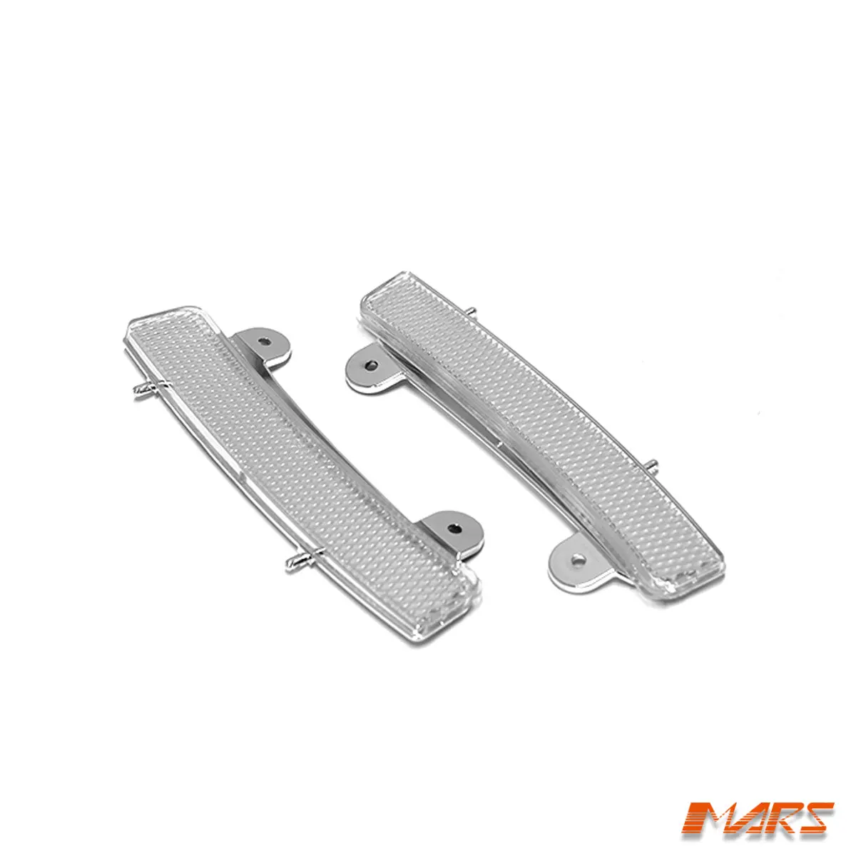 Crystal Clear Bumper Bar Side Reflector Markers For Nissan Z33 Fairlady Z 2003-2005 Series 1 1