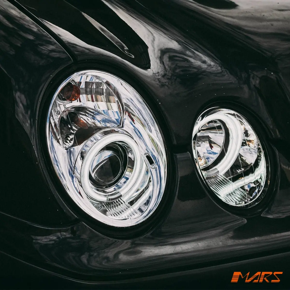 Crystal Clear Ccfl Angel Eyes Prejector Head Lights For Mercedes-Benz Clk-Class W208 C208 A208 1997-2002 1