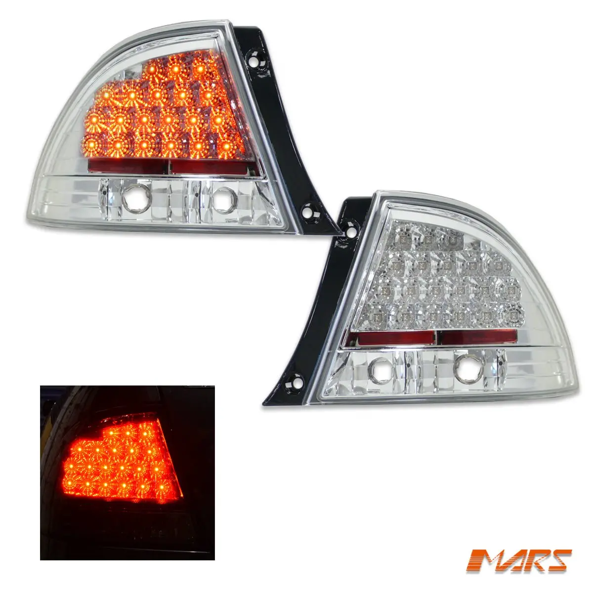 Crystal Clear Led Tail Lights For Lexus Is200 & Is300 Altezza 1998-2005 Xe10 1