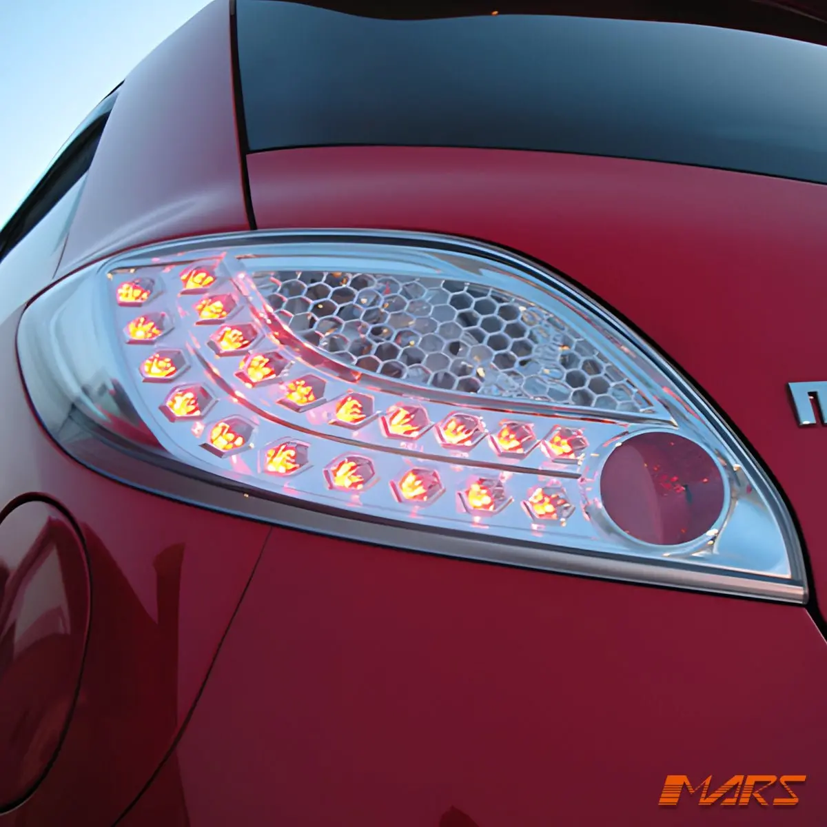 Crystal Clear Led Tail Lights For Mazda 2 Hatch 2007-2012 1