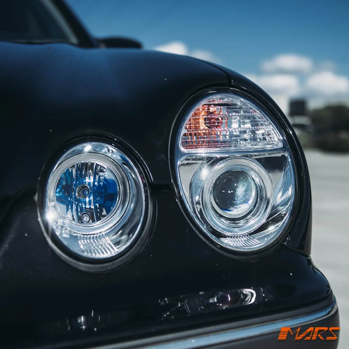 Crystal Clear Projector Head Lights For Mercedes-Benz E-Class W210 2000-2002 Sedan & Wagon 1