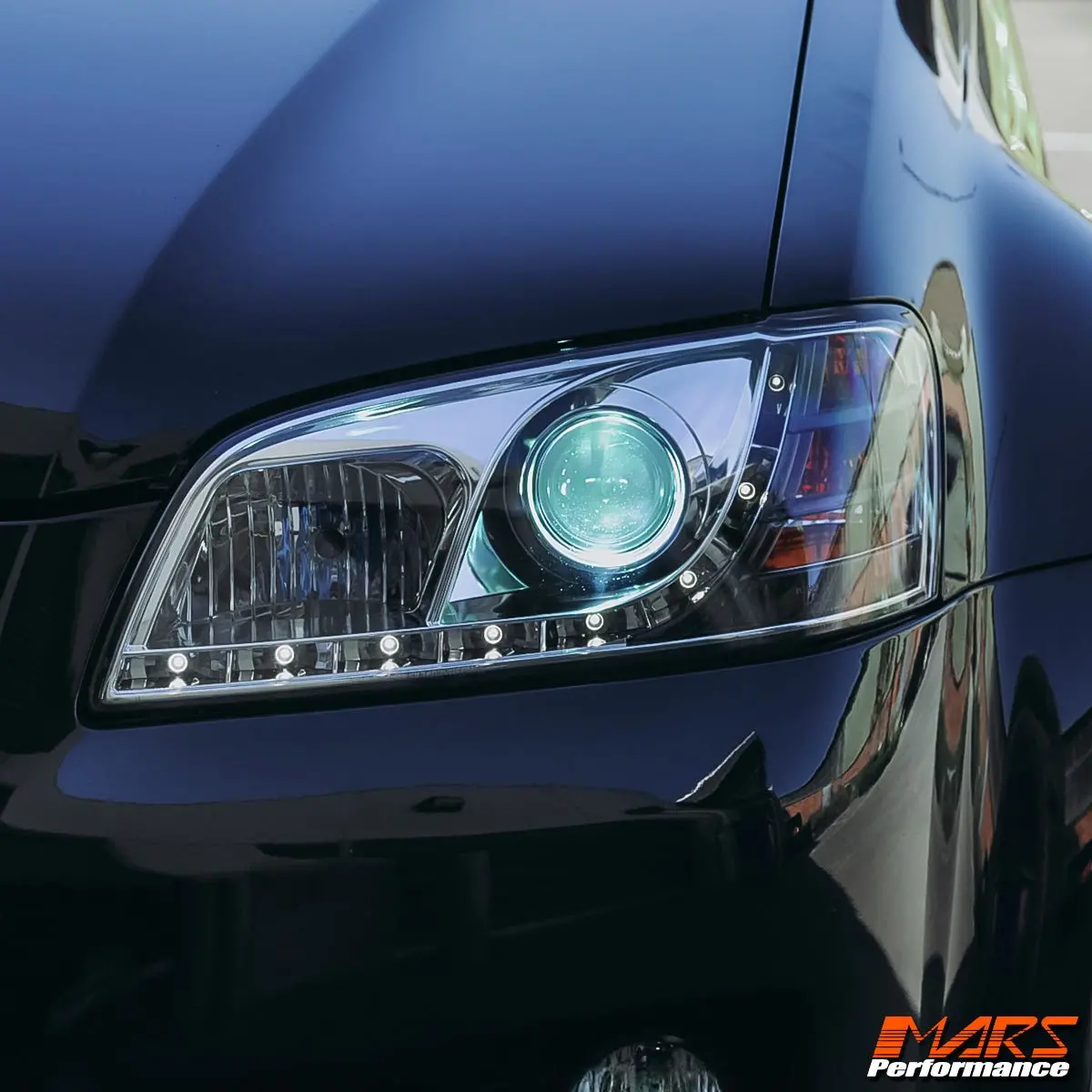 Crystal Drl Led Projector Head Lights For Holden Commodore & Hsv Ve Series 1 1