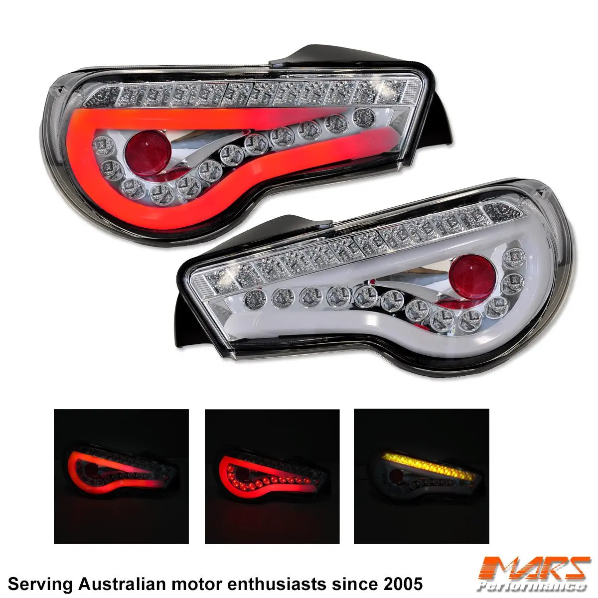 Crystal Full Led Tail Lights For Toyota Zn6 86 Gt Gts & Subaru Brz Zc6 2012-2021 1