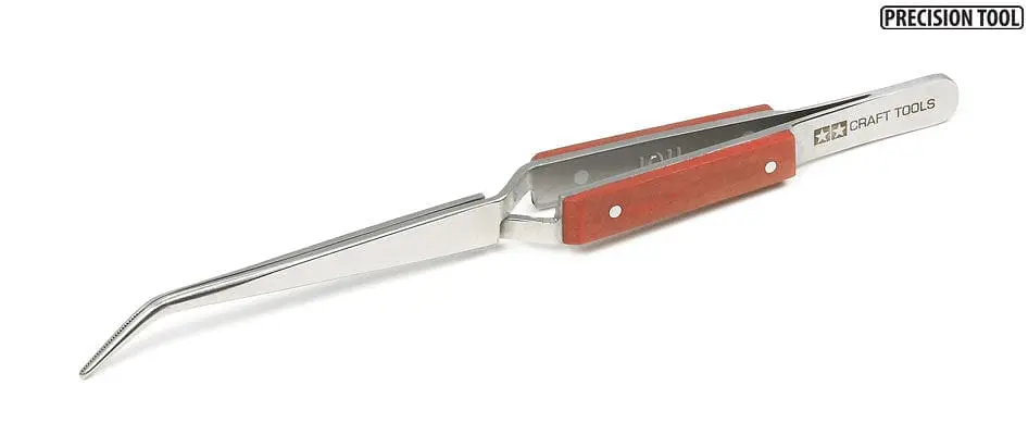 Tamiya 74102 Hg Angled Tweezers - Reverse Action 1