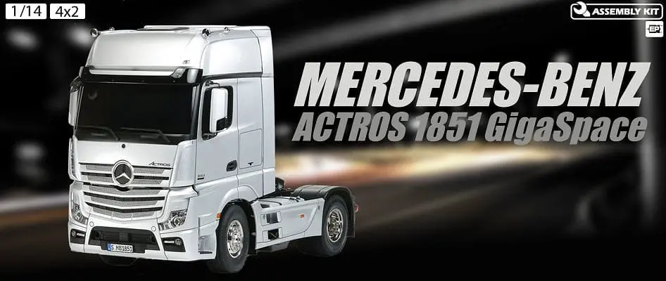 Tamiya 56335 Rc Mercedes-Benz Actros - 1851 Gigaspace (Store Only) 1