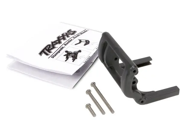 Traxxas 3677 Wheelie Bar Mount (1)/ Hardware (Black) 0.075 1