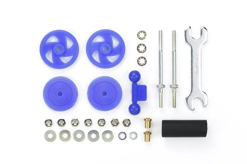 Tamiya 95430 Jr Lg Dia Stabilizer Head Set 17Mm (Blue) 1