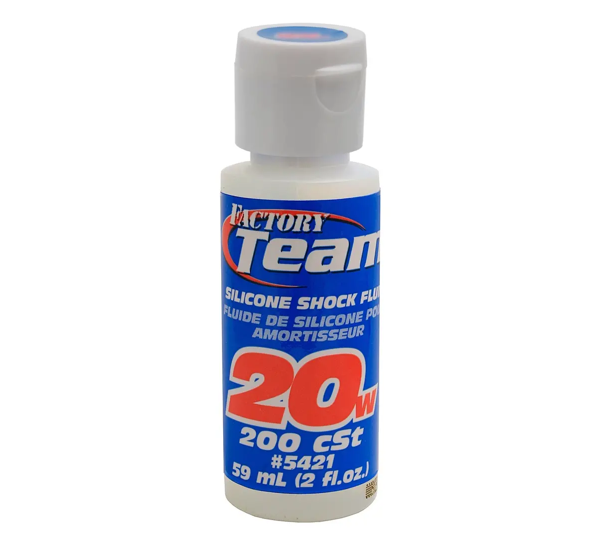 Team Associated 5421 Silicone Shock Fluid,20 Weight 2Oz 1