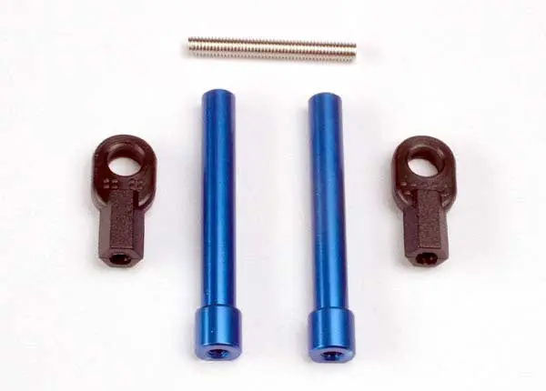 Traxxas 4944 Bellcrank Posts, Aluminum (2)/ Steering Link Threaded Rod (3X25mm)/ Long Rod Ends (2) 0.025 1