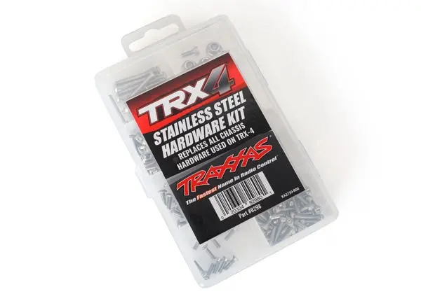 Traxxas 8298 Hardware Kit, Stainless Steel, Trx-4 (Contains All Stainless Steel Hardware Used On Trx-4) 0.448 1