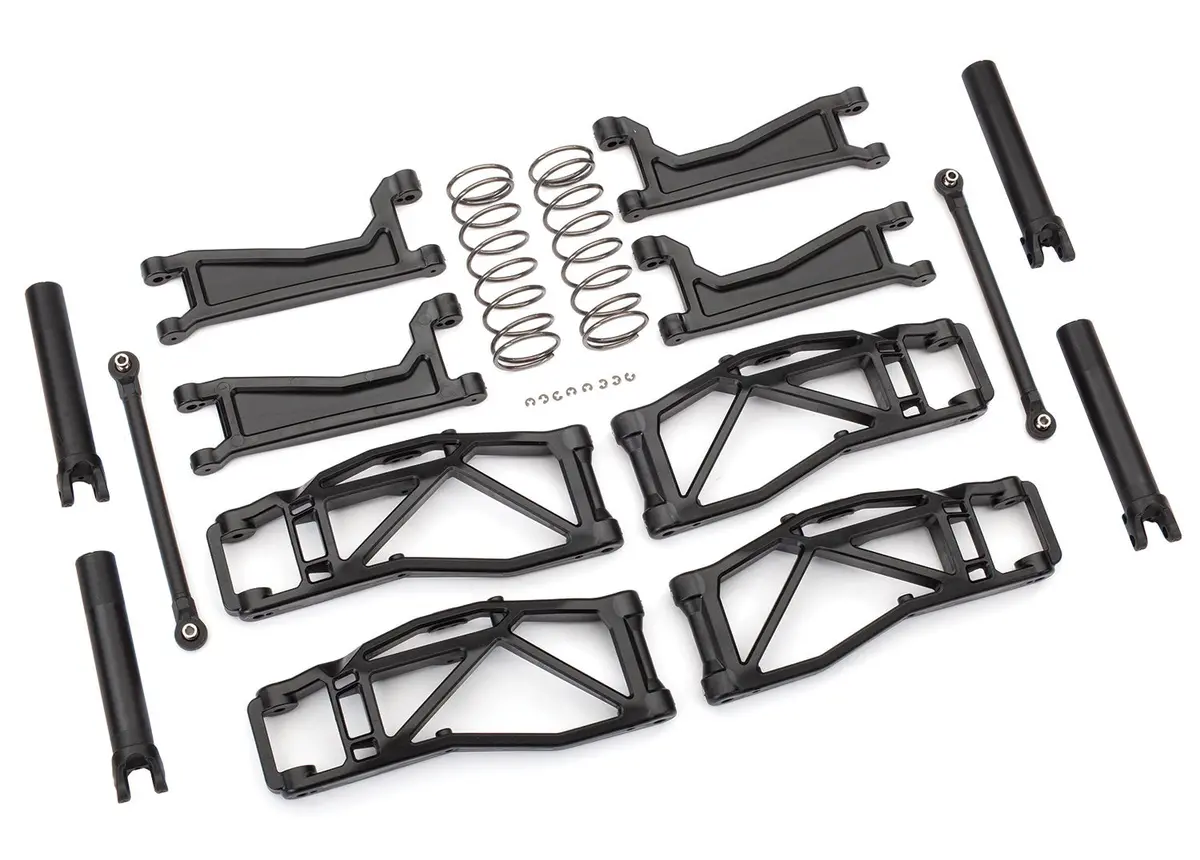 Traxxas 8995 Suspension Kit, Widemaxx, Black (Includes Front & Rear Suspension Arms, Front Toe Links, Rear Shock Springs) 1