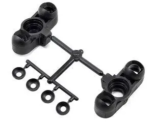 Mugen Seiki E-2105B Non-Trailing Front Hub Carrier Set 1