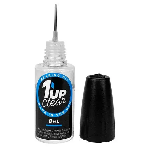 1Up Racing 120202 Clear Bearing Oil, 8Ml Oiler Bottle 1
